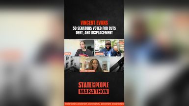 Vincent Evans- Cuts, debt, and displacement