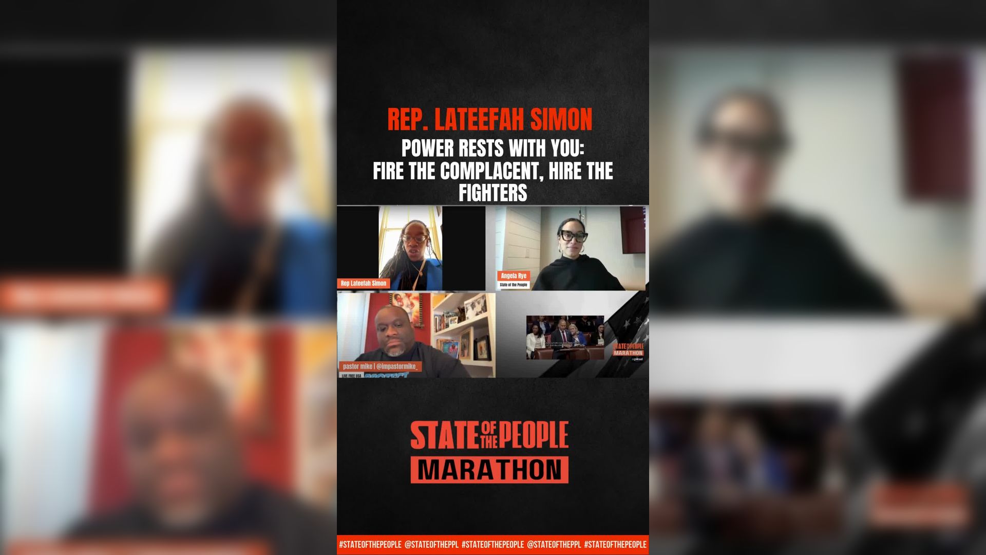 Rep. Lateefah Simon-Power Rests with You
